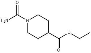1-氨基甲酰基哌啶-4-甲酸乙酯,1092289-81-0,结构式