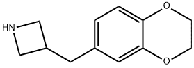 3-((2,3-二氢苯并[B][1,4]二噁英-6-基)甲基)氮杂环丁烷,1094392-51-4,结构式