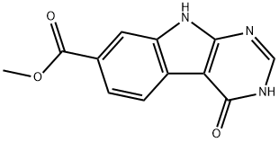 methyl 4-hydroxy-9H-pyrimido[4,5-b]indole-7-carboxylate,1096471-96-3,结构式