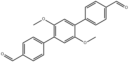 2',5'-二甲氧基-[1,1':4',1'-三苯基]-4,4'-二甲醛,111759-27-4,结构式