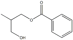 Benzoic acid 3-hydroxy-2-methyl-propyl ester Struktur