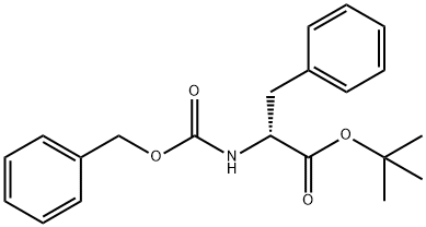 ((苄氧基)羰基)-D-苯丙氨酸叔丁酯 结构式