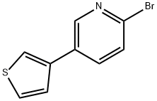 2-Bromo-5-(3-thienyl)pyridine 结构式