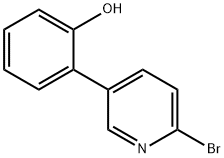 2-Bromo-5-(2-hydroxyphenyl)pyridine 结构式