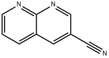 1,8-naphthyridine-3-carbonitrile Struktur