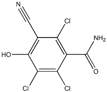 Benzamide,2,3,6-trichloro-5-cyano-4-hydroxy- Struktur
