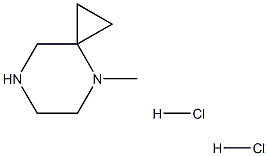 4-methyl-4,7-diazaspiro[2.5]octane dihydrochloride Struktur