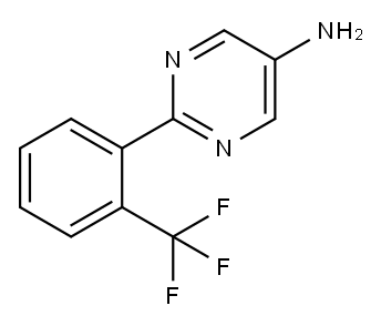 5-Amino-2-(2-trifluoromethylphenyl)pyrimidine Structure