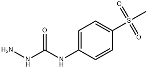 3-氨基-1-(4-甲磺酰苯基)脲 结构式