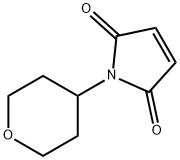 1-(噁烷-4-基)-2,5-二氢-1H-吡咯-2,5-二酮,1153384-12-3,结构式