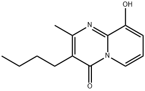3-butyl-9-hydroxy-2-methyl-4H-pyrido[1,2-a]pyrimidin-4-one 结构式