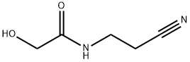N-(2-cyanoethyl)-2-hydroxyacetamide Structure