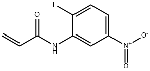 N-(2-氟-5-硝基苯基)丙烯酰胺, 1156158-72-3, 结构式