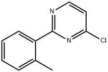 4-Chloro-2-(2-tolyl)pyrimidine Struktur