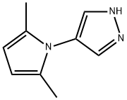 4-(2,5-二甲基-1H-吡咯-1-基)-1H-吡唑,1156354-43-6,结构式