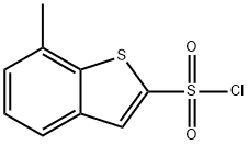 7-methyl-1-benzothiophene-2-sulfonyl chloride Structure