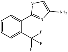 4-Amino-2-(2-trifluoromethylphenyl)thiazole Structure