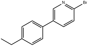 2-Bromo-5-(4-ethylphenyl)pyridine, 1159815-75-4, 结构式