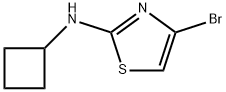 4-Bromo-2-(cyclobutylamino)thiazole Structure