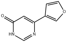 4-Hydroxy-6-(3-furyl)pyrimidine Structure