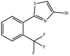 4-Bromo-2-(2-trifluoromethylphenyl)thiazole Structure
