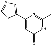 4-Hydroxy-2-methyl-6-(5-thiazolyl)pyrimidine|