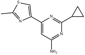 1159820-56-0 4-Amino-6-(2-methyl-4-thiazolyl)-2-cyclopropylpyrimidine