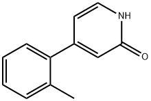 2-Hydroxy-4-(2-tolyl)pyridine 化学構造式