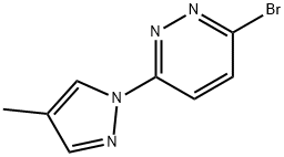 1159820-87-7 3-Bromo-6-(4-methyl-1H-pyrazol-1-yl)pyridazine