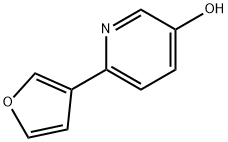 3-Hydroxy-6-(3-furyl)pyridine,1159821-05-2,结构式