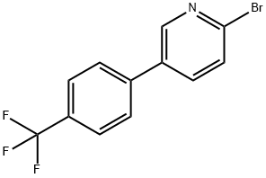 2-Bromo-5-(4-trifluoromethylphenyl)pyridine,1159821-59-6,结构式