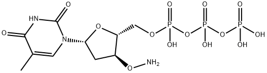 3'-O-Aminothymidine-5'-triphosphate Structure