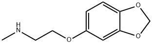 2-(1,3-benzodioxol-5-yloxy)-N-methylethanamine Struktur