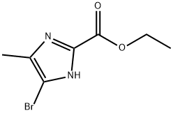 1H-Imidazole-2-carboxylic acid, 5-bromo-4-methyl-, ethyl ester Structure