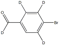 4-bromobenzaldehyde-d4,1173020-64-8,结构式