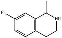 7-BROMO-1-METHYL-1,2,3,4-TETRAHYDROISOQUINOLINE Struktur
