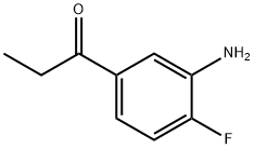 1-(3-amino-4-fluorophenyl)propan-1-one 结构式