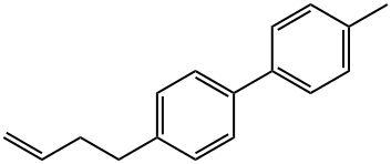 4-(3-ブテン-1-イル)-4'-メチルビフェニル 化学構造式