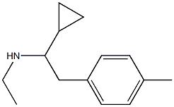 [1-cyclopropyl-2-(4-methylphenyl)ethyl](ethyl)amine Struktur