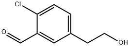 2-Chloro-5-(2-hydroxyethyl)benzaldehyde Structure