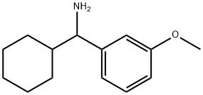 CYCLOHEXYL(3-METHOXYPHENYL)METHANAMINE 化学構造式