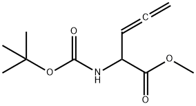 3,4-Pentadienoic acid, 2-[[(1,1-dimethylethoxy)carbonyl]amino]-, methyl ester
