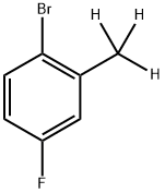 4-Fluoro-2-(methyl-d3)-bromobenzene Structure