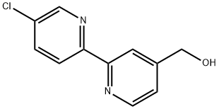 4-Hydroxymethyl-5'-chloro-2,2'-bipyridine Structure
