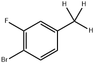 2-Fluoro-4-(methyl-d3)-bromobenzene Structure