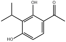 1-(2,4-Dihydroxy-3-isopropylphenyl)ethanone Structure