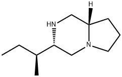 (3S,8AS)-3-((S)-SEC-BUTYL)-HEXAHYDROPYRROLO(1,2-A)PYRAZINE, 1186497-15-3, 结构式