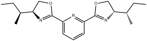 2,6-Bis((S)-4-((S)-sec-butyl)-4,5-dihydrooxazol-2-yl)pyridine 化学構造式