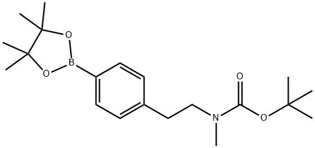 Carbamic acid, N-methyl-N-[2-[4-(4,4,5,5-tetramethyl-1,3,2-dioxaborolan-2-yl)phenyl]ethyl]-, 1,1-dimethylethyl ester