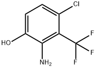 2-Amino-4-chloro-3-trifluoromethyl-phenol Struktur